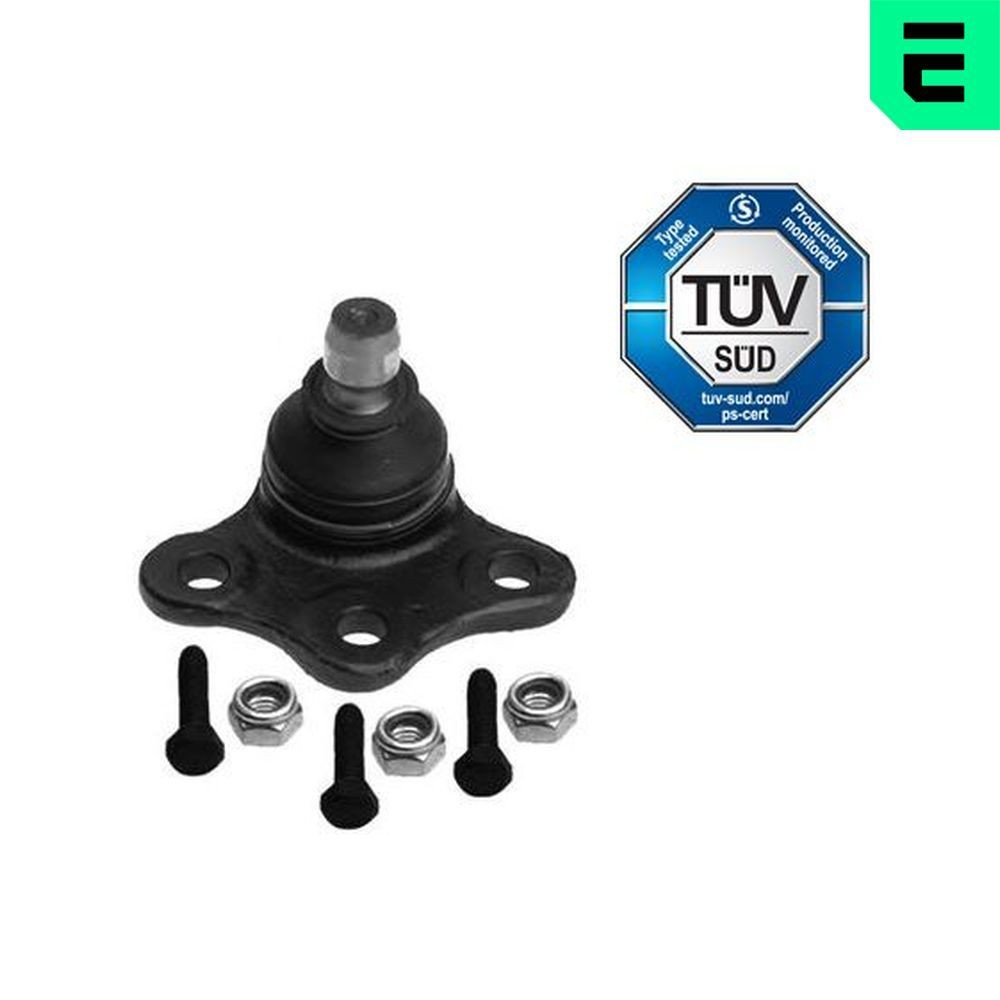 OPTIMAL G3-961: Pallonivel Etuakseli, oikea, Alla, 16mm, Tarvikkeilla