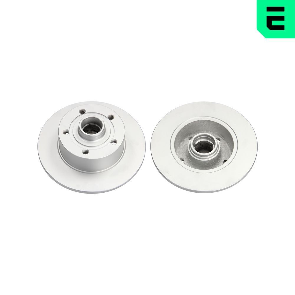 OPTIMAL BS-4310C: Remschijf Achteras, Ø: 245mm, volledig, Ø: 245mm, Gecoat, Zonder ABS sensorring