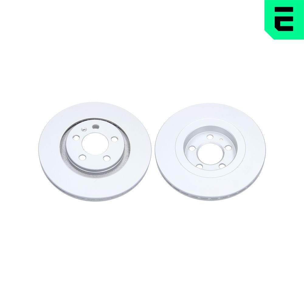OPTIMAL BS-5460C: Remschijf Vooras, Ø: 280mm, Buiten geventileerd, Ø: 280mm, Gecoat, Met schroeven