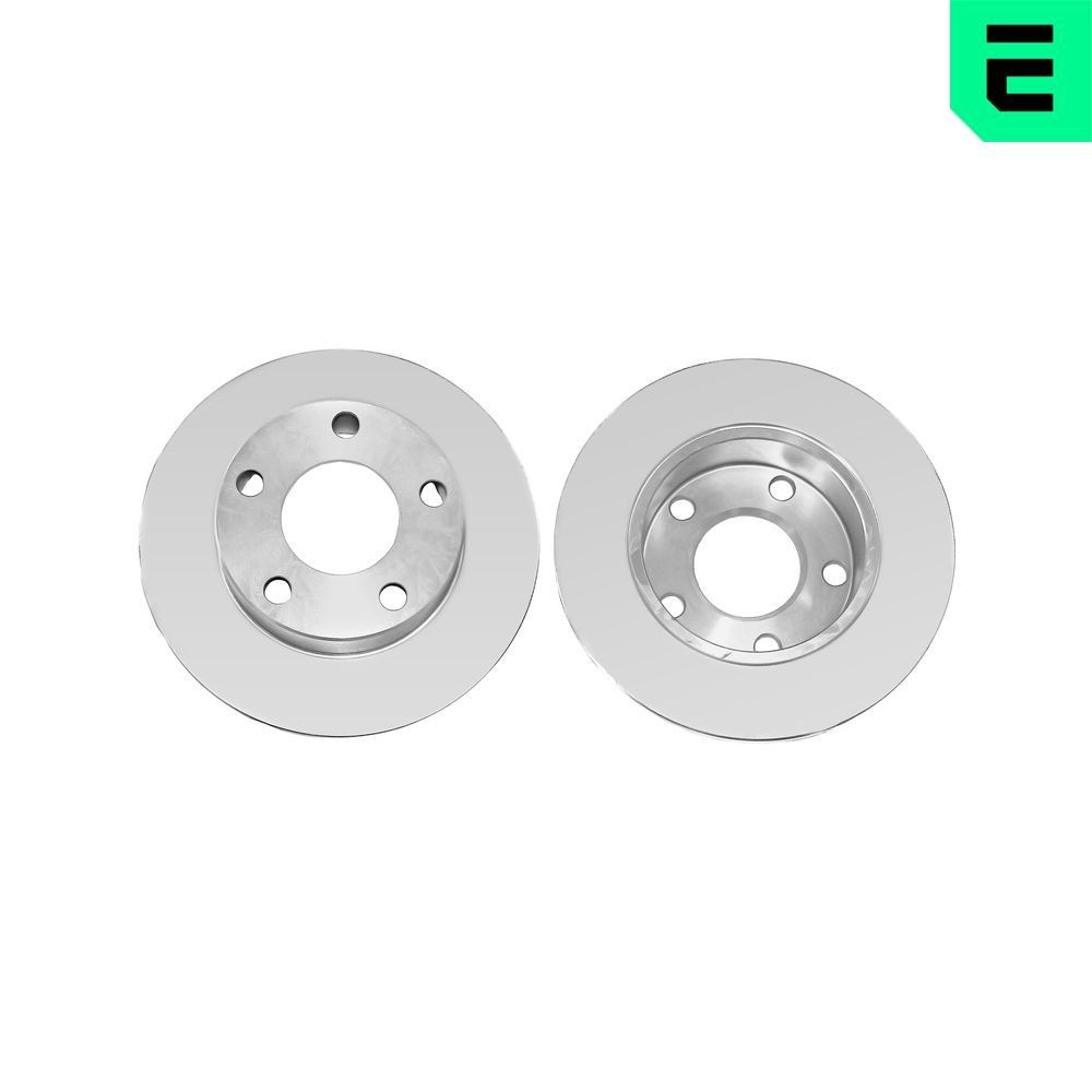 OPTIMAL BS-6770C: Bremseskive bagaksel, Ø: 245mm, fuldstændigt, Ø: 245mm, coatet