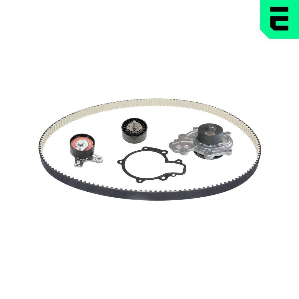 OPTIMAL SK-1723AQ1: Bomba de agua + kit de correa de distribución Núm. dientes: 151, Ancho: 22mm, con bomba de agua
