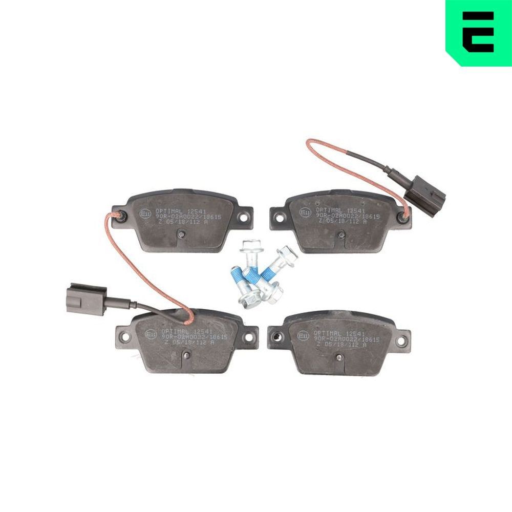 OPTIMAL 12541: Remblokken Achteras, Met remzadelschroef