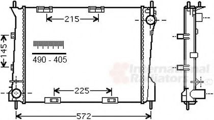 VAN WEZEL 43002554: Radiateur du moteur