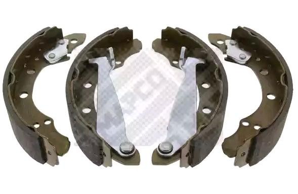 MAPCO 9754: Remmenset, trommelrem Achteras, Met wielremcilinder, Met toebehoren