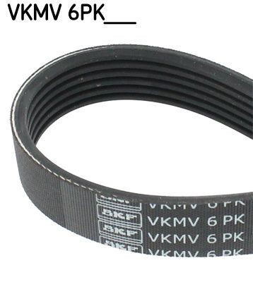 SKF VKMV 6PK1201: Correia trapezoidal estriada 1201mm, Número de nervuras: 6