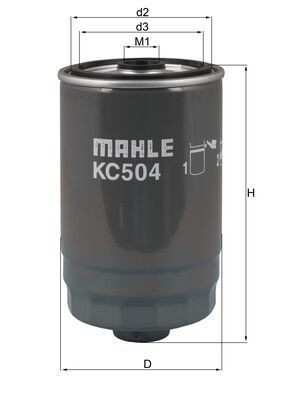 MAHLE KC 504: Degvielas filtrs
