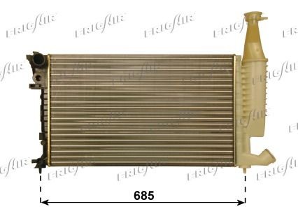 FRIGAIR 0103.3094: Radiateur du moteur 610 x 378 x 23 mm, Aluminium, Matière plastique