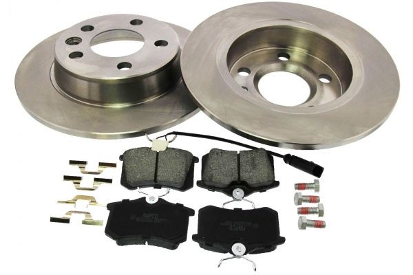 MAPCO 47829: Disques et plaquettes de freins Essieu arrière, Ø: 268mm, plein