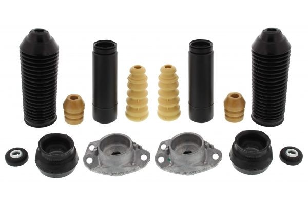 MAPCO 34853/3: Ulozeni tlumice perovani přední osa, Zadní náprava, s ložiskem pružné vzpěry, s ochrannou krytkou/vlnovec