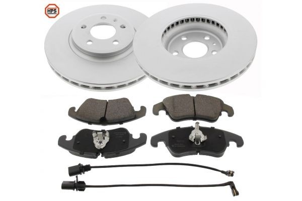 MAPCO 47792HPS: Remschijven en blokken Vooras, Ø: 320mm, Geventileerd, Met anti-kreukplaat