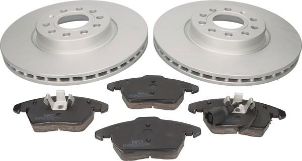 MAPCO 47833HPS: Bromssats, skivbroms framaxel, Ø: 312mm, ventilerad, Anti-skrik-plåt