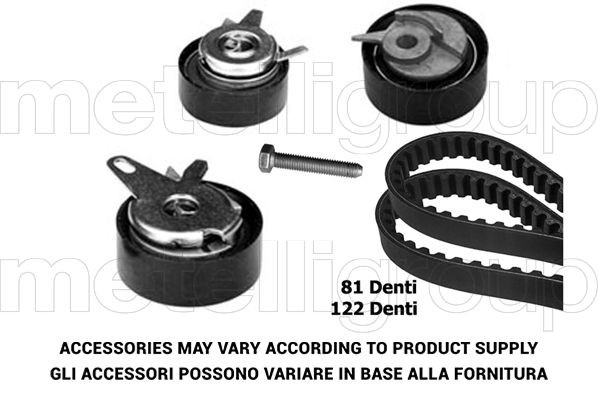 METELLI 24-1071: Pompa apa cu etansare, fara capac