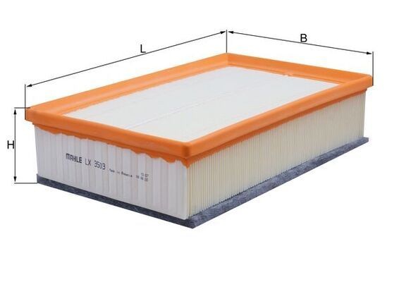 KNECHT LX 3503: Vzduchový filter
