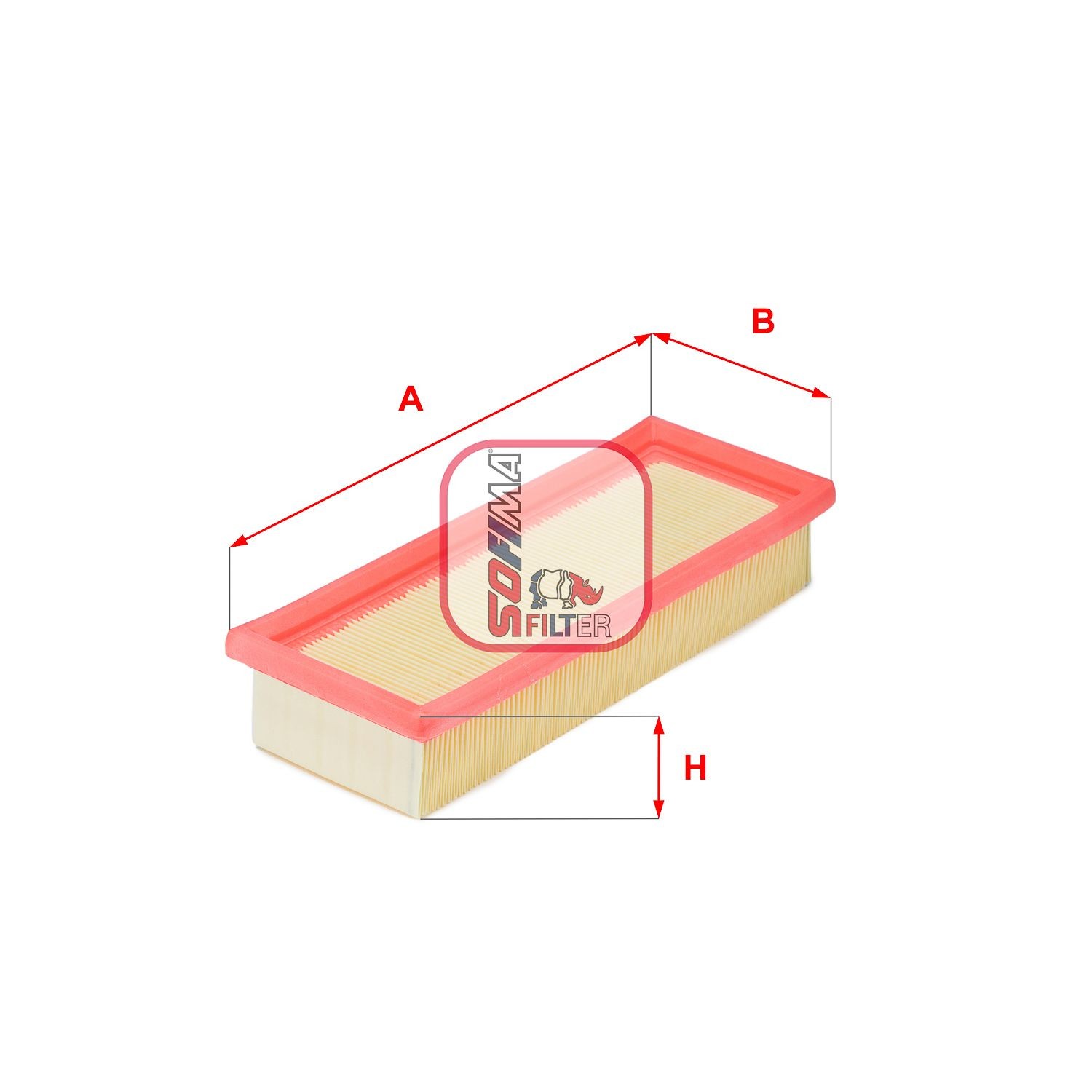 SOFIMA S 2310 A: Vzduchový filter