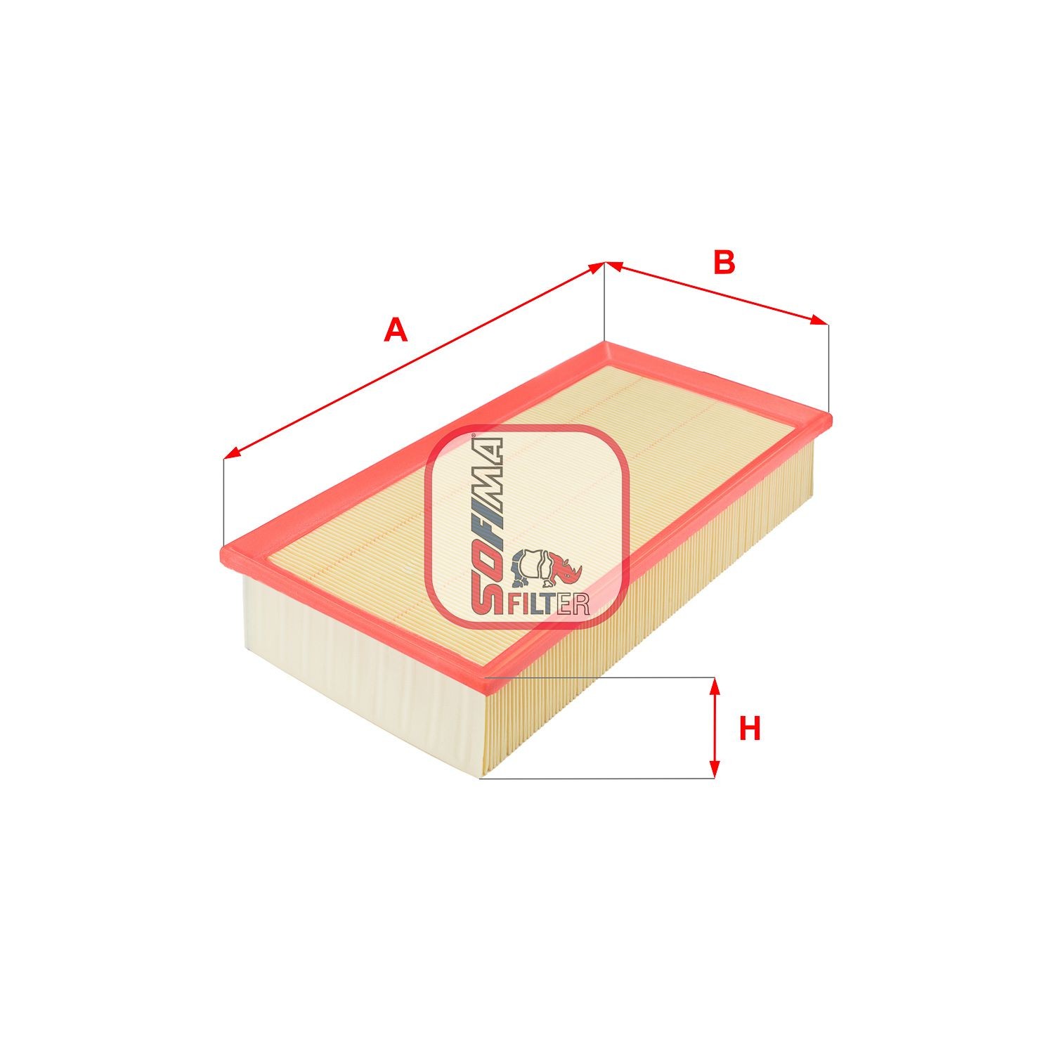 SOFIMA S 4320 A: Vzduchový filter