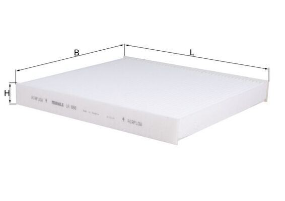 KNECHT LA 888: Filtre d'habitacle Filtre à particules