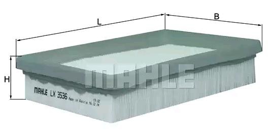 KNECHT LX 3536: Filtro aria