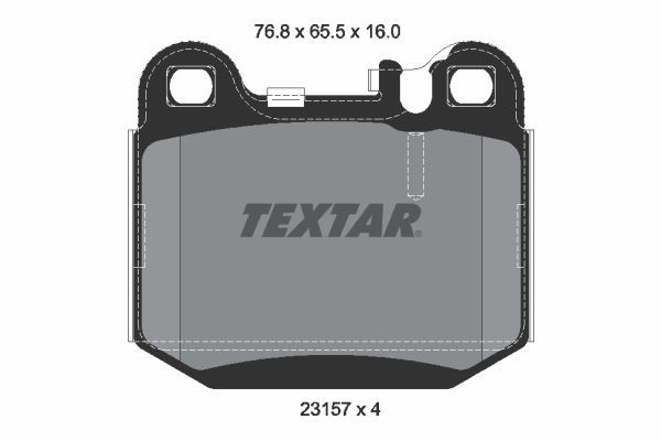 TEXTAR 2315781: Bremseklodser epad