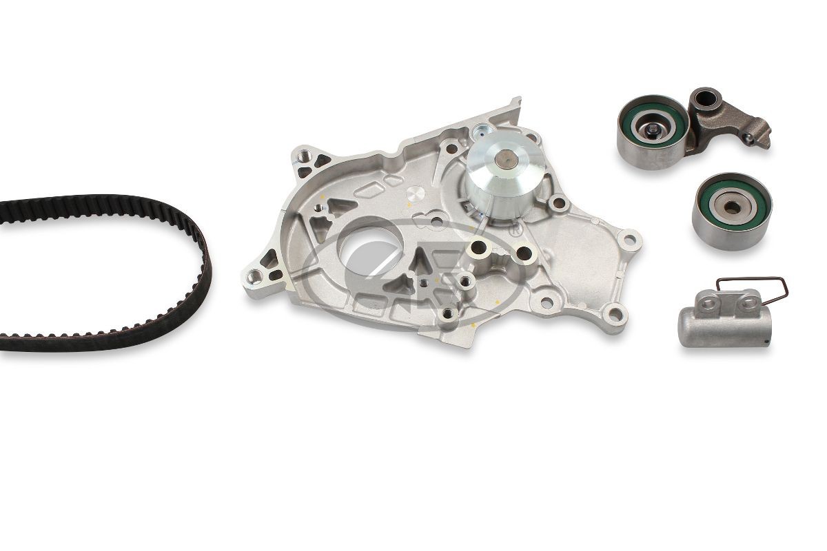 GK K987772B: Bomba de agua + kit de correa de distribución Núm. dientes: 178, Ancho: 25mm, con amortiguador de tensado, rodillo tensor
