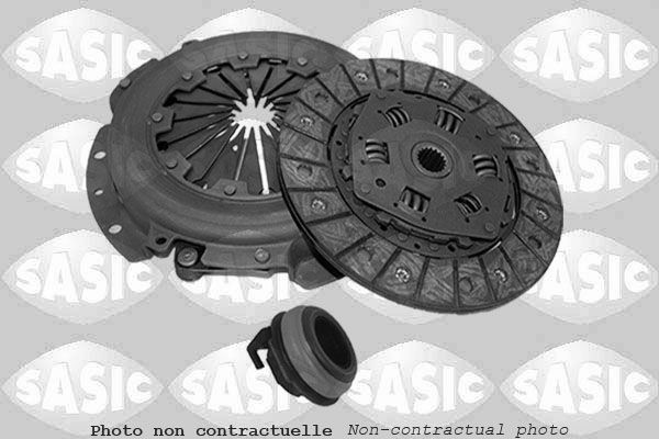 SASIC SCL0224: Kopplingssats med tryckplatta, med lamell, med utrampningslager