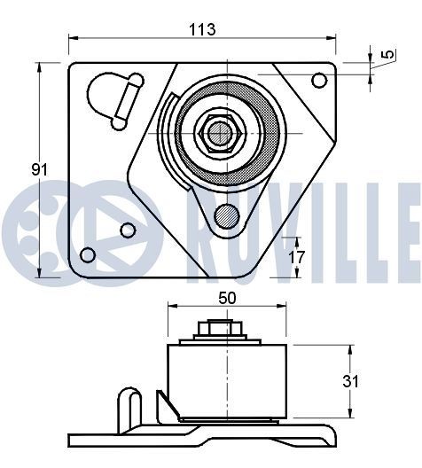 RUVILLE 915274: Pallonivel 18,4mm