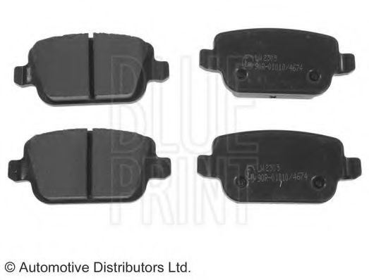 BLUE PRINT ADF124201: Klocki hamulcowe Oś tylna