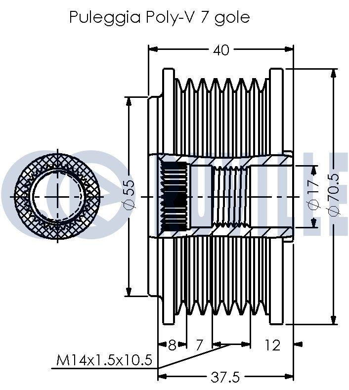 RUVILLE 57319701: Bomba de agua + kit de correa de distribución