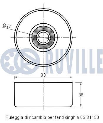 RUVILLE 5580174: Kit cinghia di distribuzione N° denti 1: 125