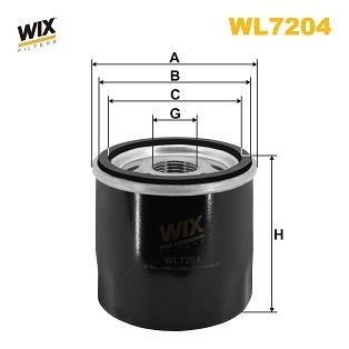 WIX FILTERS WL7204: Olejový filter