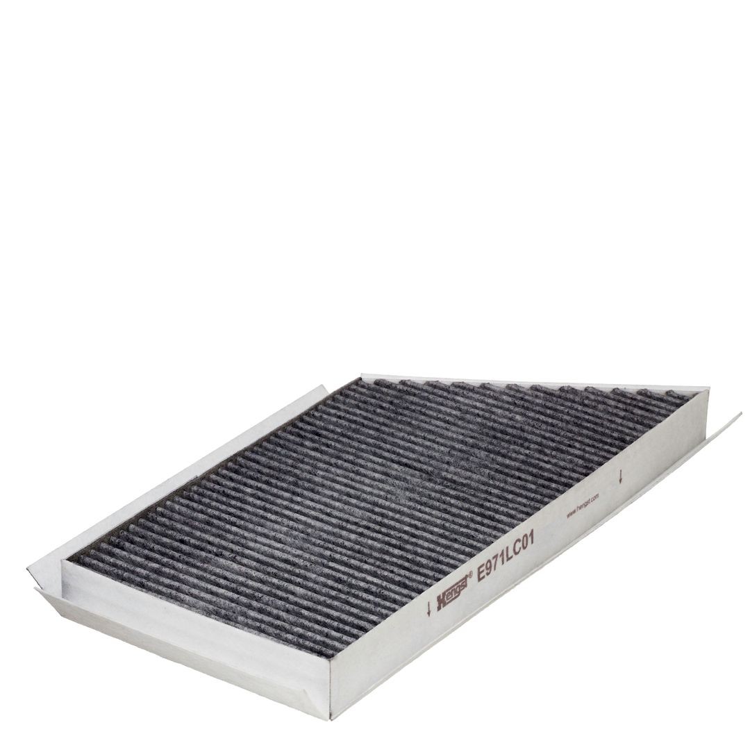 HENGST FILTER E971LC01: Filtre d'habitacle filtre à pollen, Filtre à charbon actif