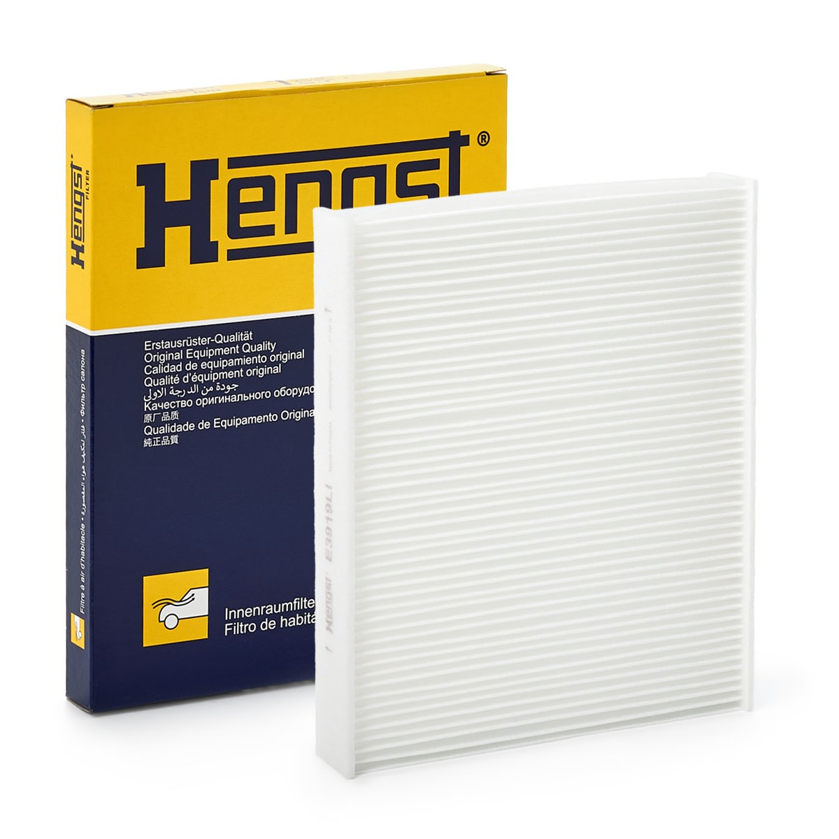 HENGST FILTER E3919LI: Filtrs, Salona telpas gaiss Smalkās attīrīšanas salona filtrs