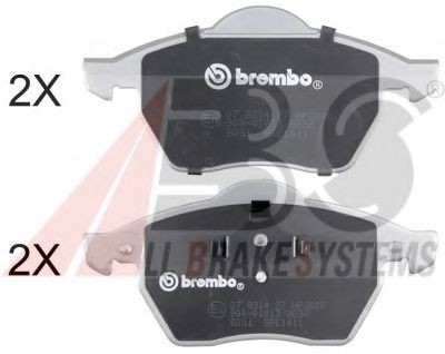 A.B.S. 36898S: Bromsbelägg SPORTLINE