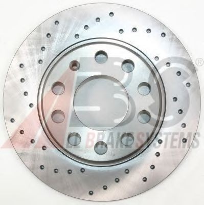 A.B.S. 17333S: Bremseskive COATED Ø: 255mm, hullet, Ø: 255mm