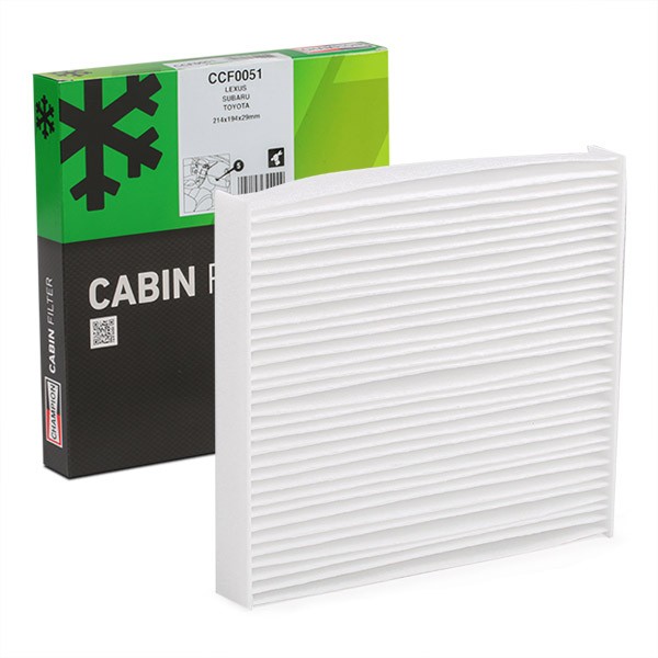 CHAMPION CCF0051 Innenraumfilter Pollenfilter, Partikelfilter