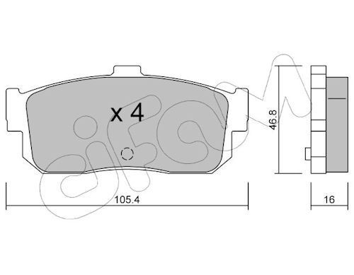 CIFAM 822-193-0: Bremseklodser