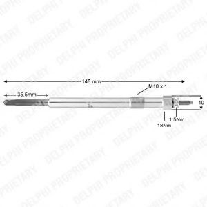 DELPHI HDS383: Gloeibougie