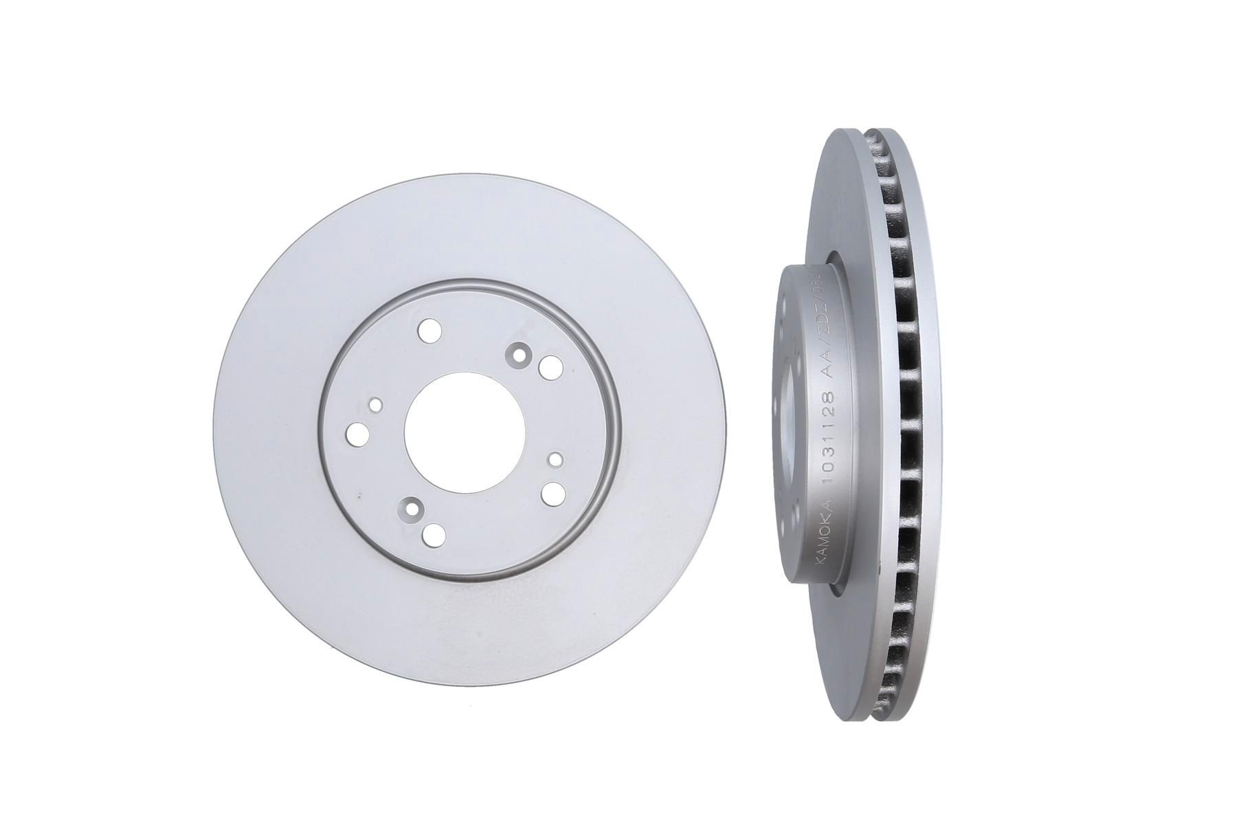 KAMOKA 1031128: Bremsscheibe Vorderachse, Ø: 280mm, Belüftet, Ø: 280mm, beschichtet