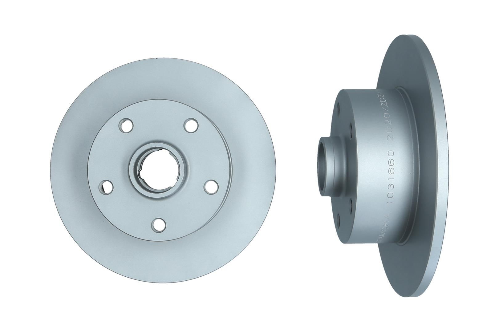 KAMOKA 1031660: Bremžu diski Aizmugurējais tilts, Ø: 245mm, pilnīgi, Ø: 245mm, pārklāts, bez riteņa rumbas gultņa, bez ABS devēja gredzena