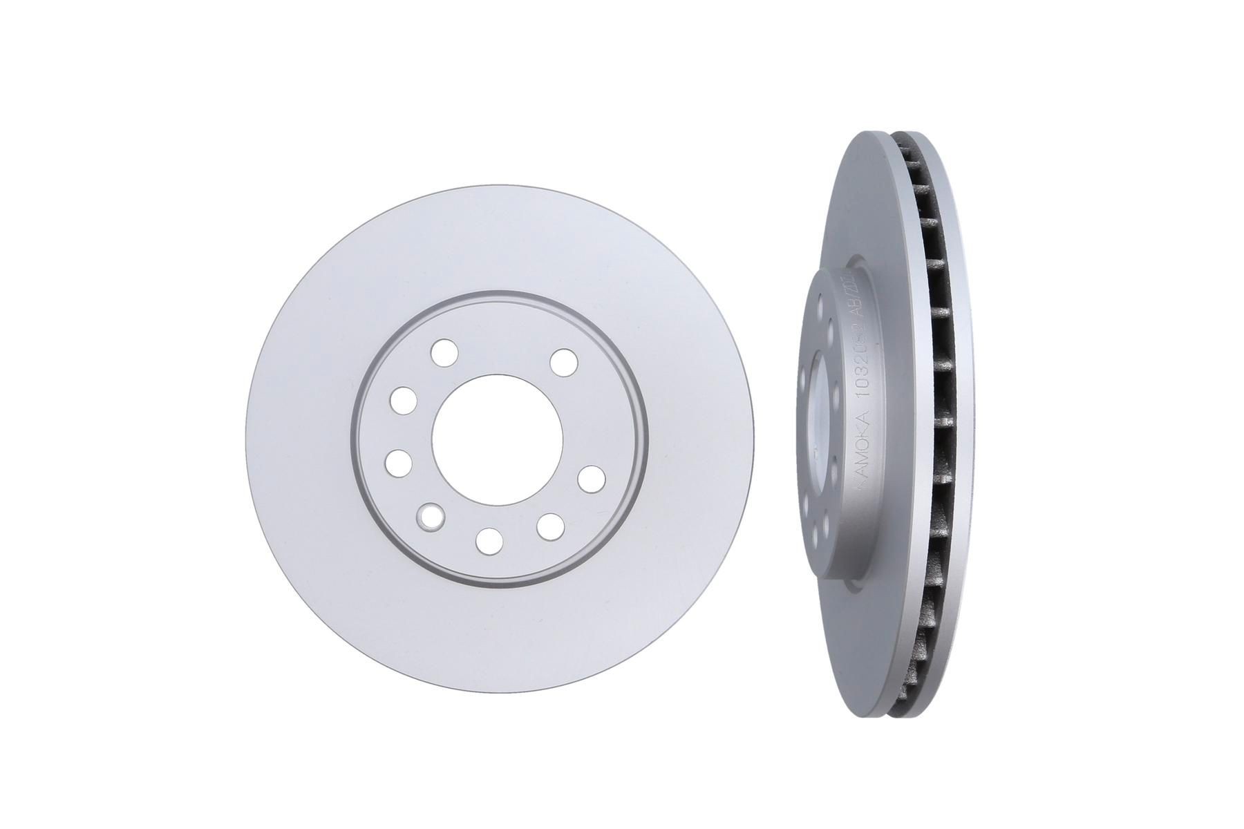 KAMOKA 1032082: Bremsscheibe Vorderachse, Ø: 280mm, Belüftet, Ø: 280mm, beschichtet