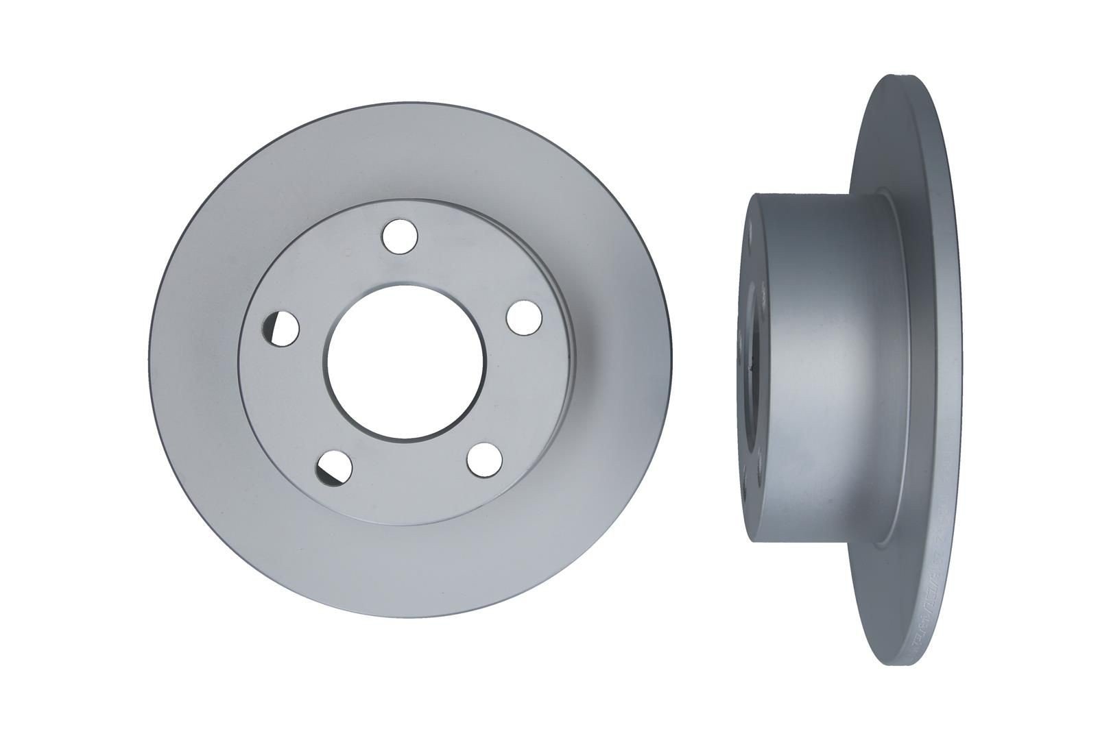 KAMOKA 103642: Bremseskive bagaksel, Ø: 245mm, fuldstændigt, Ø: 245mm, coatet