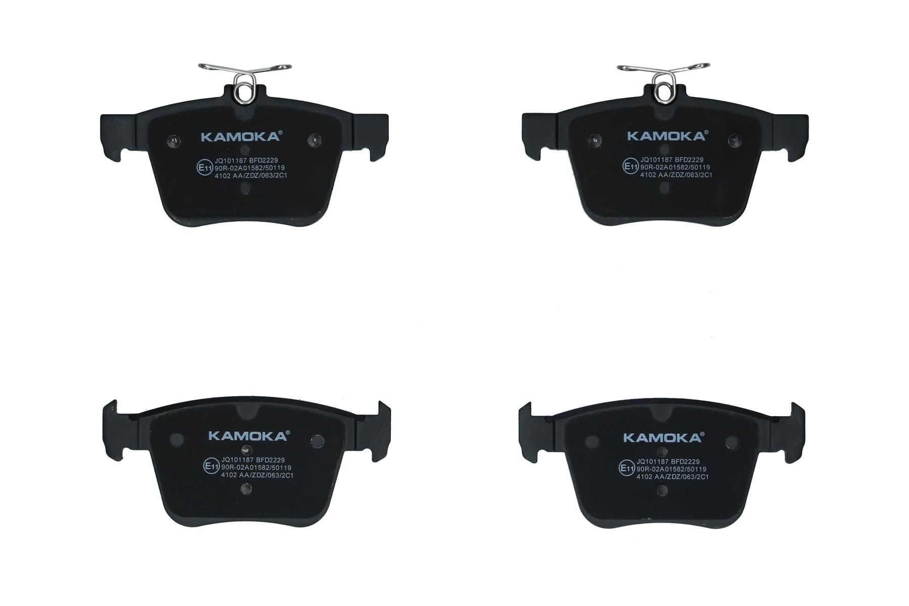 KAMOKA JQ101187: Bromsbelägg Bakaxel