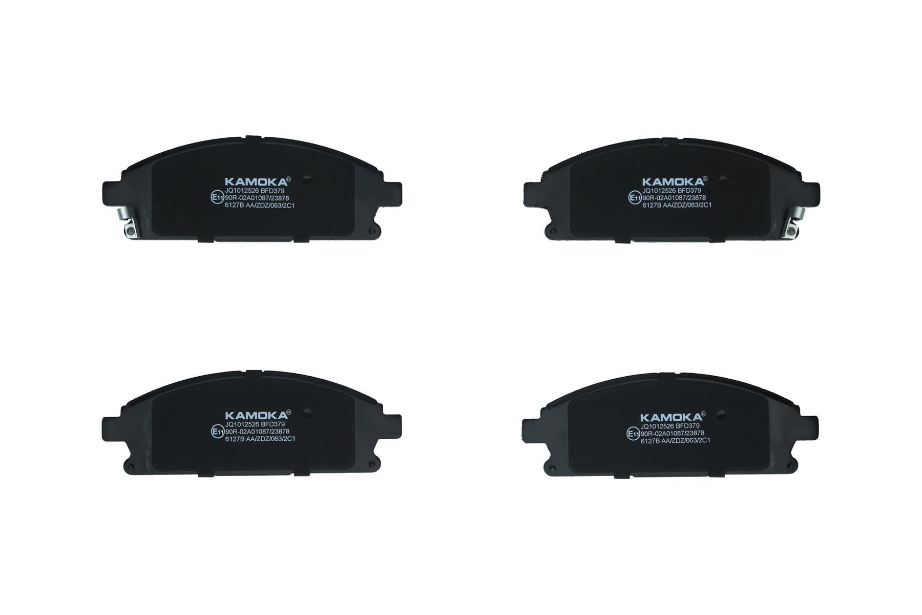 KAMOKA JQ1012526: Bromsbelägg framaxel