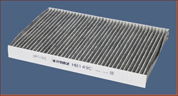 MISFAT HB149C: Filtrs, Salona telpas gaiss Aktivētās ogles filtrs