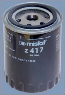 MISFAT Z417: Oliefilter