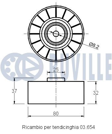 RUVILLE 915199: Накрайник на напречна кормилна щанга