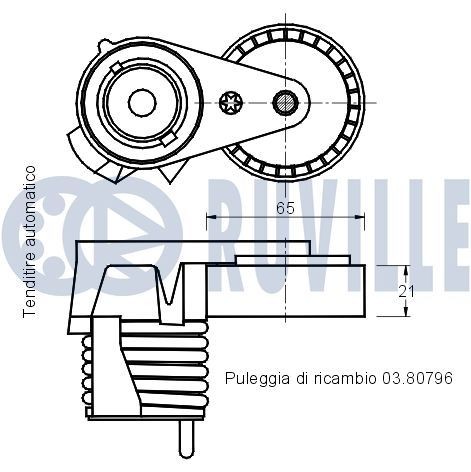 RUVILLE 915267: Barra / escora, barra estabilizadora Metal