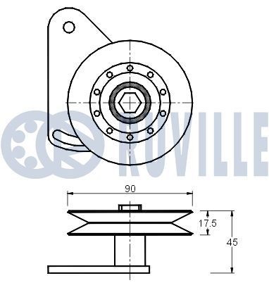 RUVILLE 935068: Tukivarsi Alumiini
