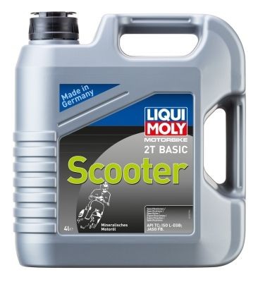 LIQUI MOLY 1237: Motorový olej 4l Motorbike 2T Basic, Scooter Street