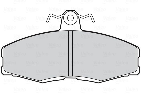 VALEO 301217: Klocki hamulcowe Oś przednia, bez podkładki wytłumiającej, FIRST