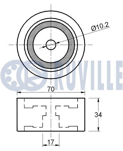 RUVILLE 936627: Tukivarsi Teräsvalu